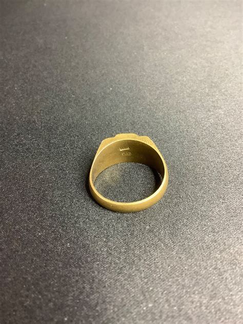 fake gold rings 18k 750